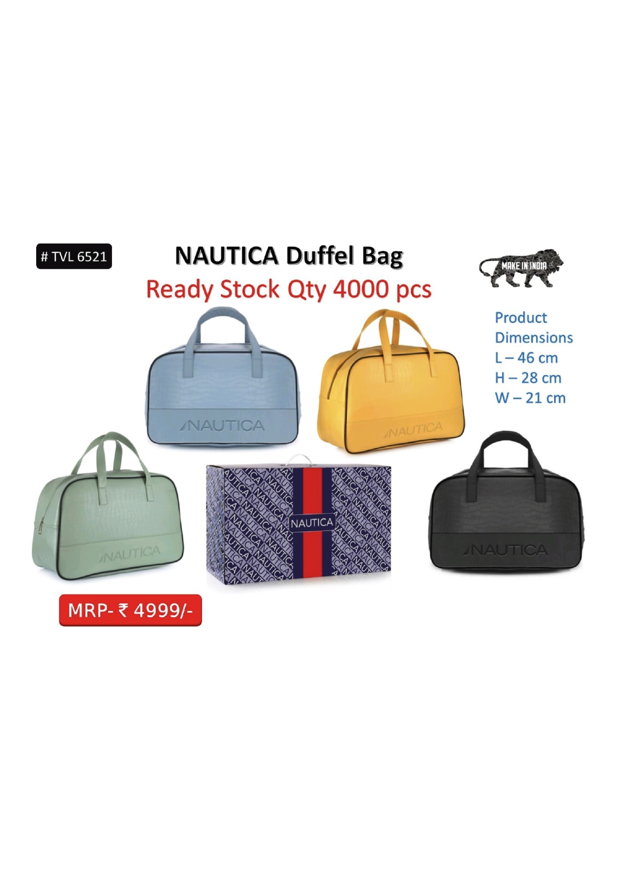 Nautica Duffel Bag 